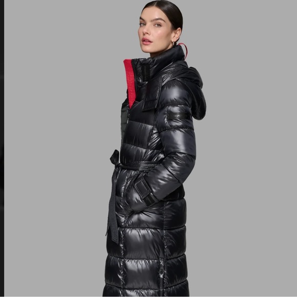 Karl Lagerfeld Black Puffer Jacket - Picture 3 of 8